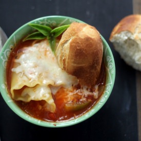 Skinny Lasagna Soup