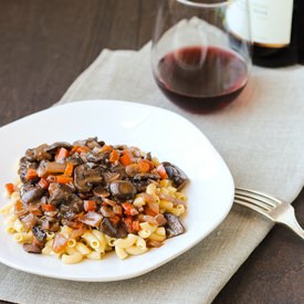 Vegan Mushroom Bourguignon