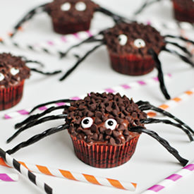 Spider Cupcakes for Halloween