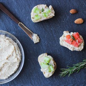 White Bean, Almond & Rosemary Dip