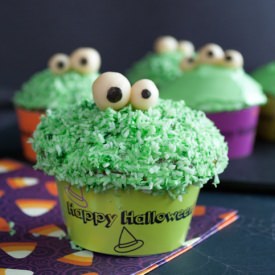 Green Monster Pandan Cupcakes