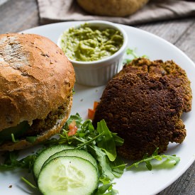 Broccoli-Tofu Burgers