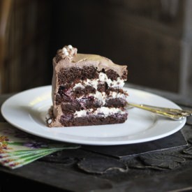 Sour Cream Black Forest Cake