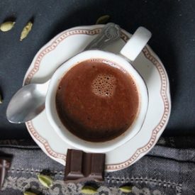 Luxurious Cardamom Hot Chocolate
