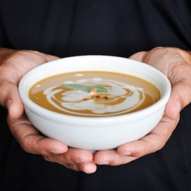 Creamy Paleo Bacon Pumpkin Soup