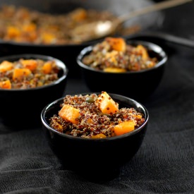 Black Quinoa and Butternut Squash