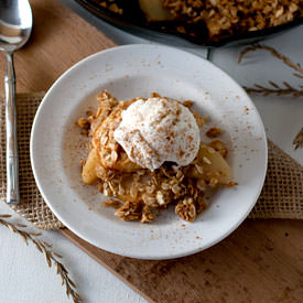 Pear and Apple Crisp