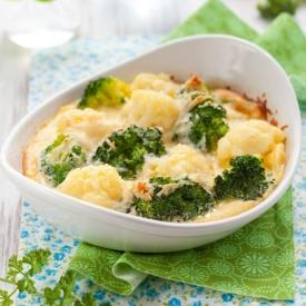Cauliflower and Broccoli Cheese