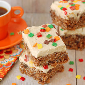 Chocolate Pumpkin Rice Krispies