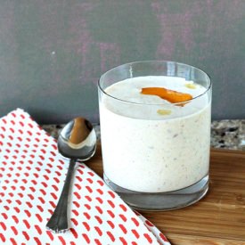 Skinny Greek Yogurt Peach Smoothie