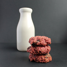 Beetroot Chocolate Chunk Cookies