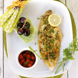Sole With Lemon Butter Sauce