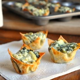 Spinach Artichoke Bites