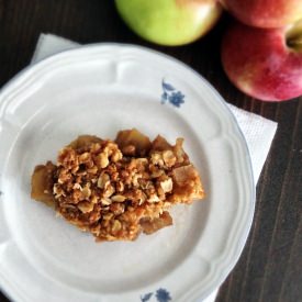 Maple Walnut Apple Crisp