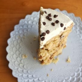 PB Chocolate Chip Cookie Dough Cake