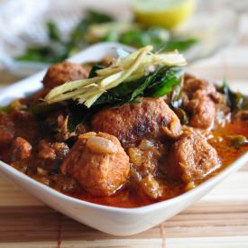 Curried Fried Fish in Coconut Milk
