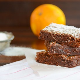 Double Chocolate Orange Brownies