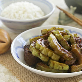 Braised Pork Ribs and Bitter Melon