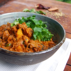 Goan Beef Curry, Vegan