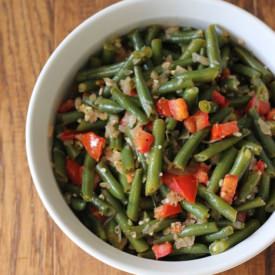 Lemon & Tomato Green Beans