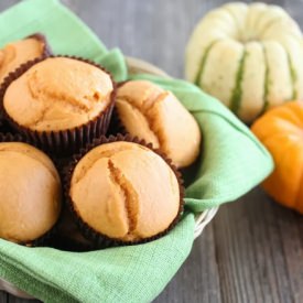 4 Ingredient Pumpkin Muffins
