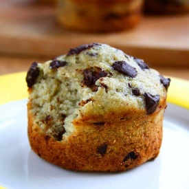 Chocolate Chip Banana Muffins