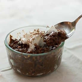 Slow Cooker Mocha Oatmeal