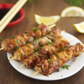Teriyaki Glazed Chicken Kebabs