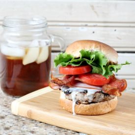 Kentucky Hot Brown Burger