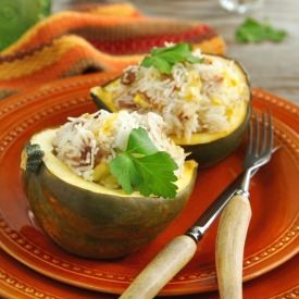Baked Stuffed Acorn Squash