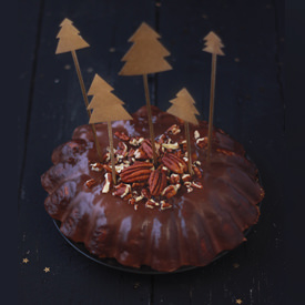 Sweet Potatoes and Pecan Cake