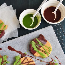 Vegan Chocolate & Green Magic Shell