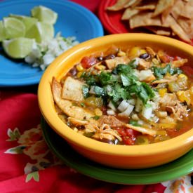 Spicy Chicken Tortilla Soup