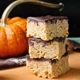 Pumpkin Spice Rice Krispies Treats