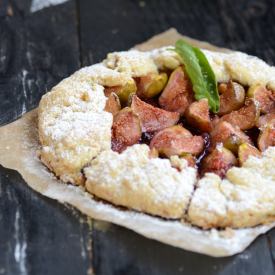 Fig and Blueberry Galette
