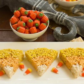 Rice Krispie Candy Corn