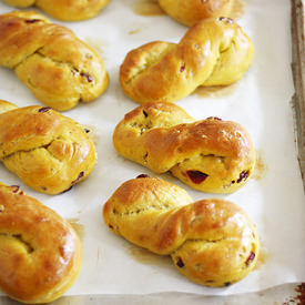 Pumpkin Cranberry Twists