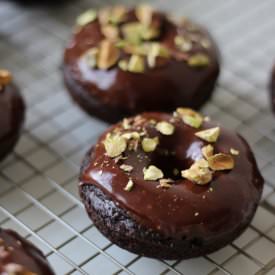 Double Chocolate Pistachio Doughnut