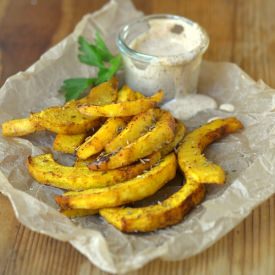Oven Baked Pumpkin Chipotle Fries