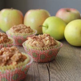 Oatmeal Honey Apple Muffins