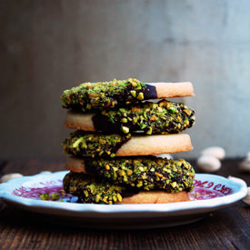Spicy Pistachio Chocolate Cookies