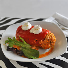 Meat Stuffed Bell Peppers