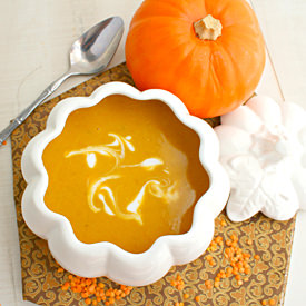 Curried Pumpkin Lentil Soup