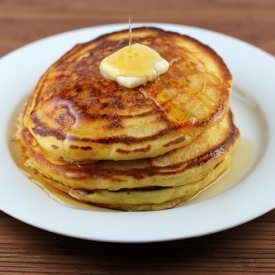 Cornmeal Buttermilk Pancakes