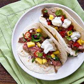 Pineapple-Marinated Beef Fajitas