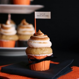 Halloween Pumpkin Cupcakes