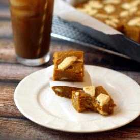 White Chocolate Pumpkin Butter Bars