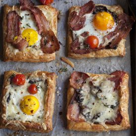 Bacon and Egg Pies