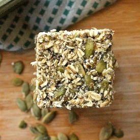 Raw Pumpkin Hemp Protein Bars