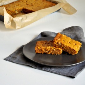 Pumpkin Blondies
